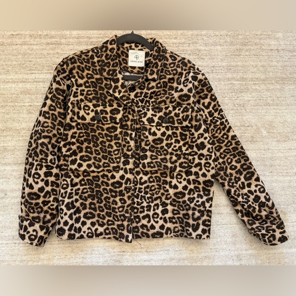 ANINE BING Sawyer Leopard Jacket - Picture 4 of 6